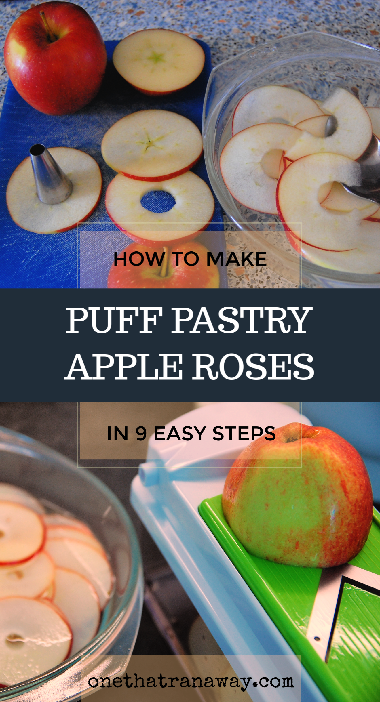 puff pastry apple roses in 9 easy steps