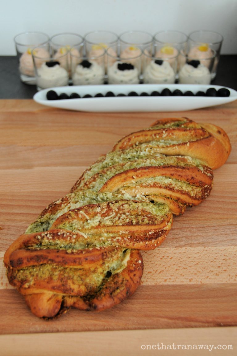 homemade braided pesto bread one that ran away