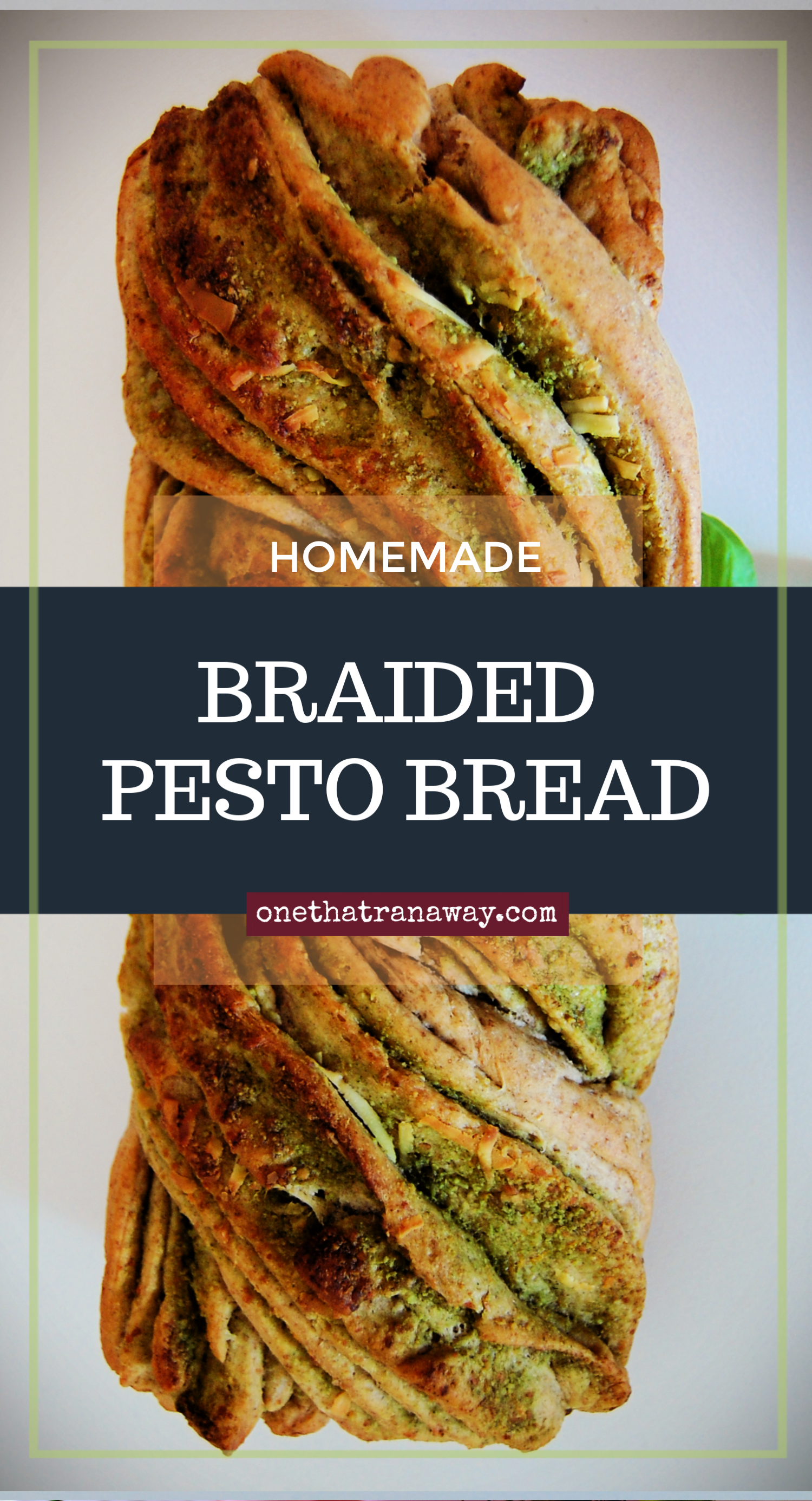 braided pesto bread
