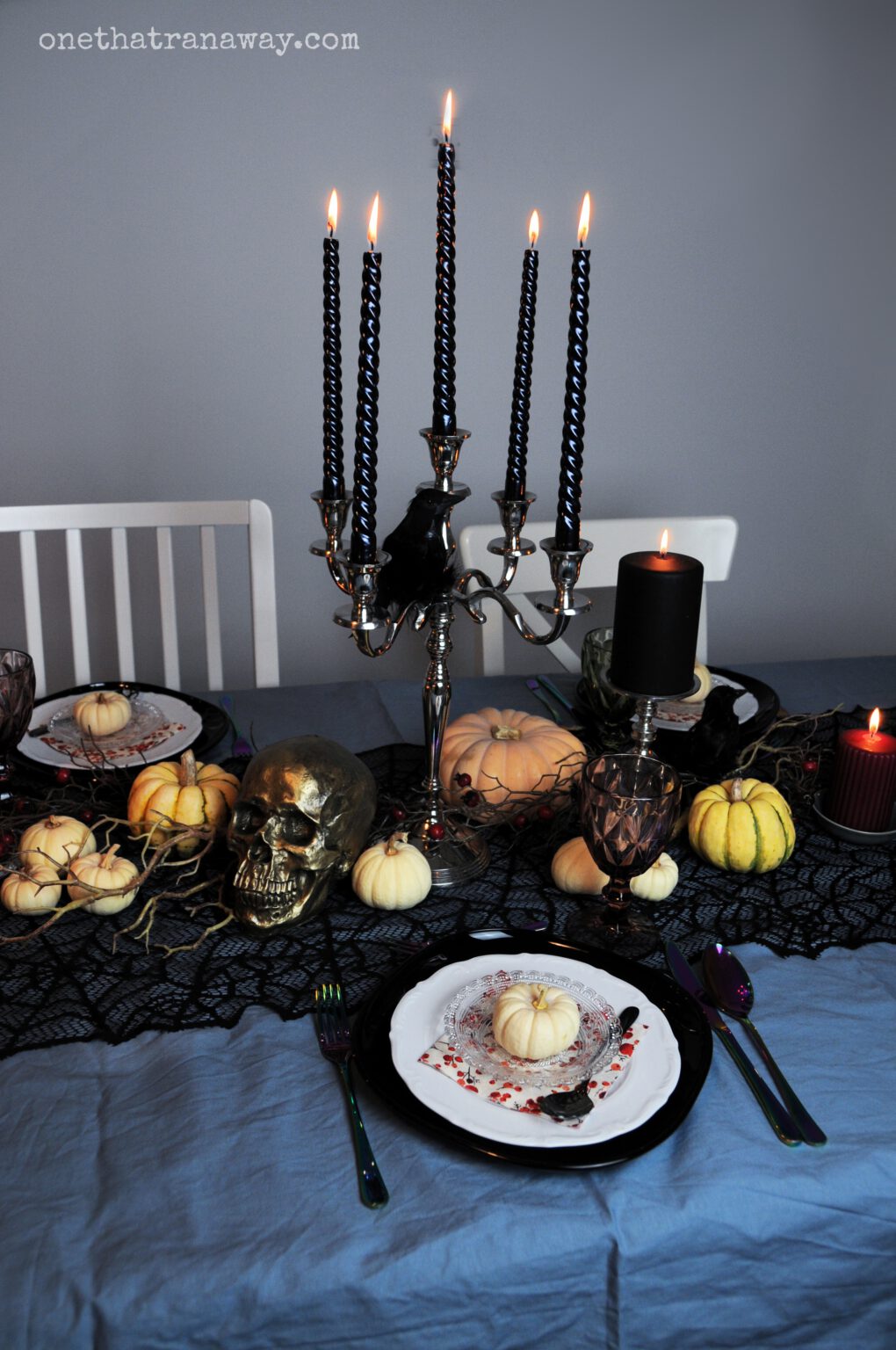 How to throw an elegant Halloween dinner party - one that ran away